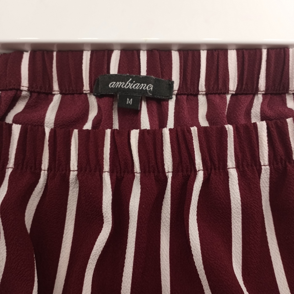 Ambiance Maroon Strapless Jumper